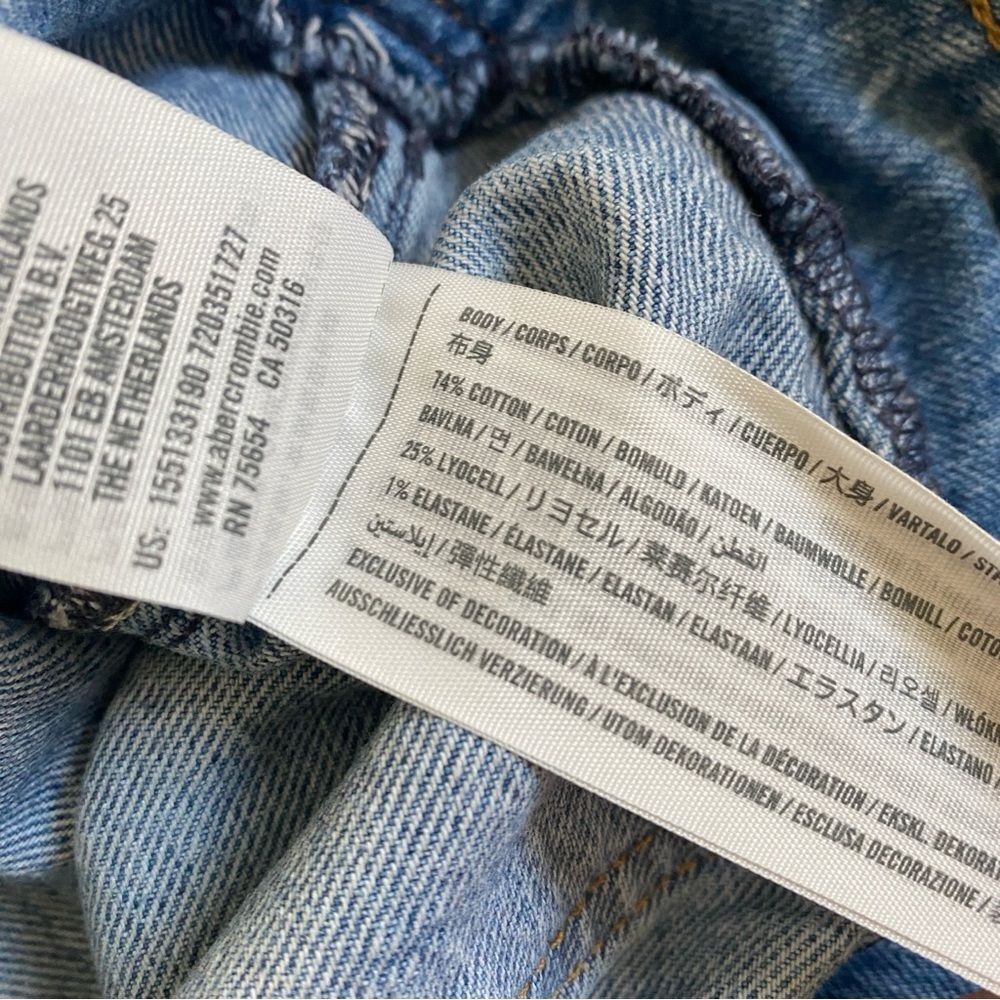 Abercrombie & Fitch High Rise Mom Jean 27 Waist 4 - Picture 10 of 10